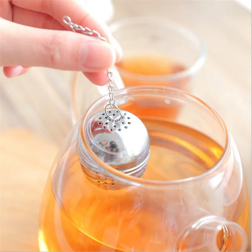 Tea Infuser Stainless Steel Ball Loose Tea Leaf Strainer Herbal Spice