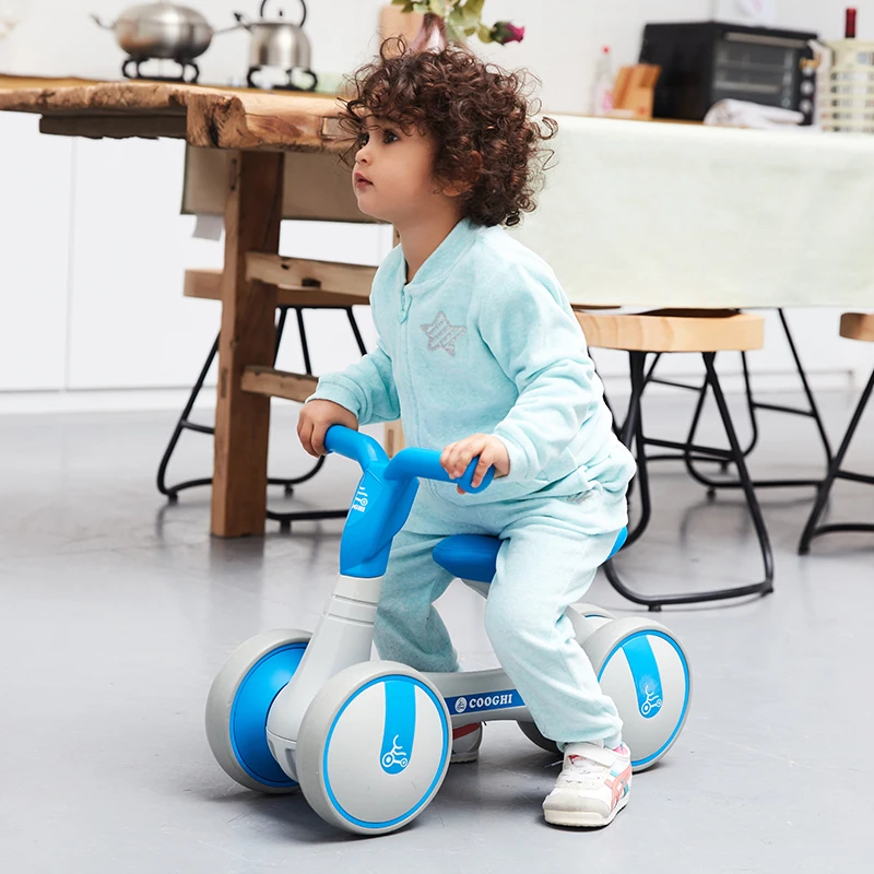

Children Balance Bikes Scooter Baby Walker Infant 1-3years Scooter No Foot Pedal Driving Bike Gift for Infant Four wheel