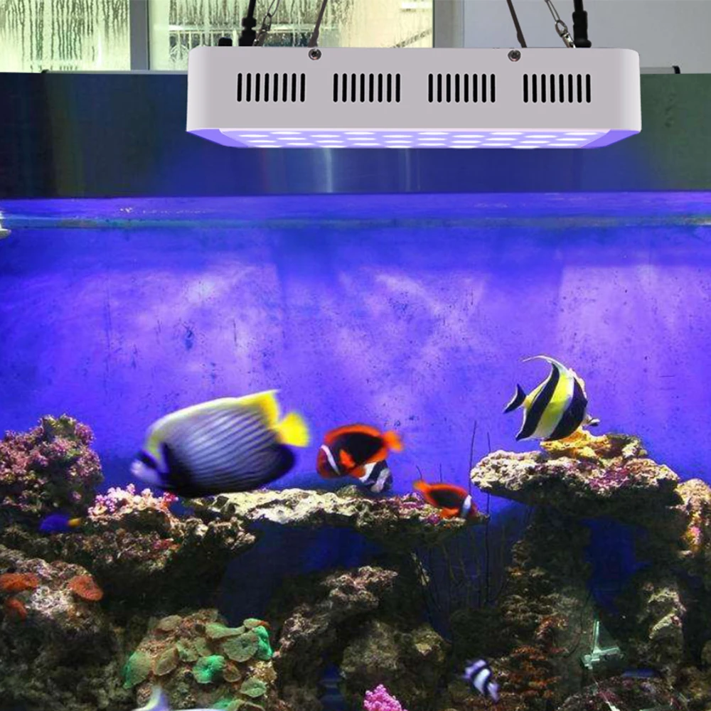 Hot sale Dimmable 60x3W Aquarium lights Free shipping Freshwater fish Coral raising raise plants marine aquarium led lighting (8)