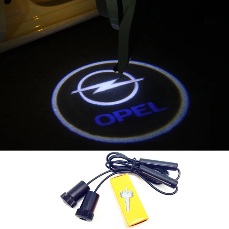 LED Door Warning Light With Opel Logo Projector For Opel astra h astra