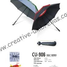 По морю, двойной layers.14mm стекловолокна вал и ребра, Гольф зонтик, башня форма ветрозащитный, антистатические, вентиляции