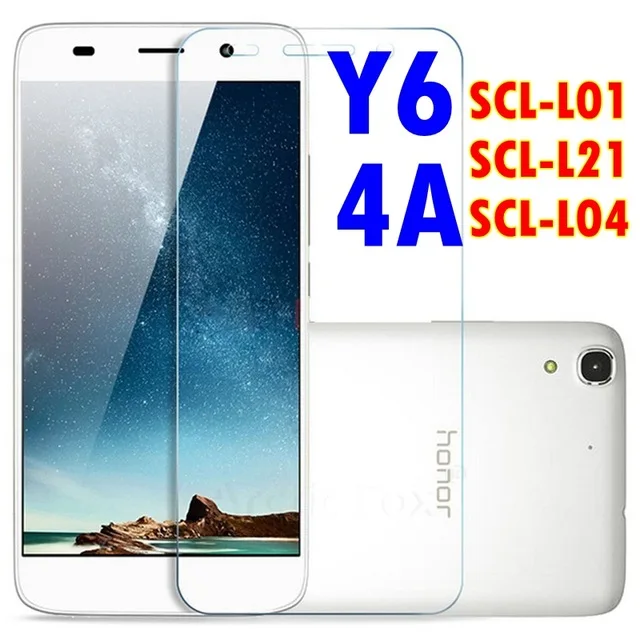 

9H Tempered glass FOR huawei y6 Honor 4A SCL-L01 SCL-L21 SCL-L04 protector protective film cover case FOR HUAWEI HONOR Y6 Y 6