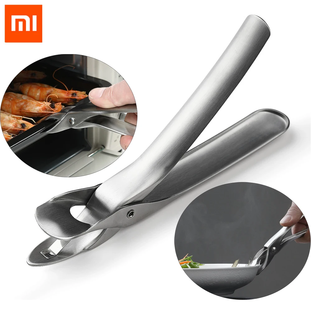 

Xiaomi Huohou Anti-Scalding Clip Stainless Steel Anti-Hot Anti-Scald Gripper Household Pot Bowl Plate Gripper Handle Clip Clamp