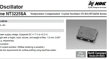 

TCXO 3225 NDK NT3225SA-24.576M 24.576MHZ 3.2x2.5 Removing the patch crystals and high precision 3225 TCXO