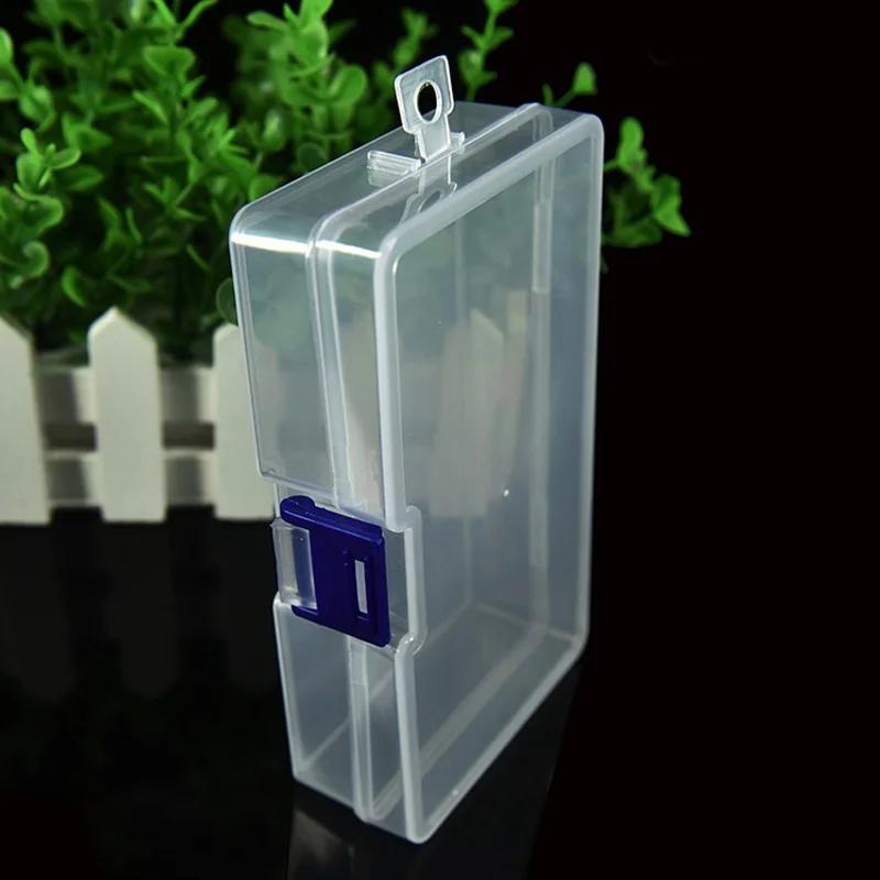 

Plastic Clear Parts Storage Box Jewelry Craft Container Organizer Case With Lid