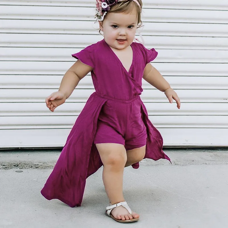

2019 Infant Newborn Summer Baby Girls Princess Perform Dress Child Party Beautiful Dress Kid School Fashion Clothes Hot Sale