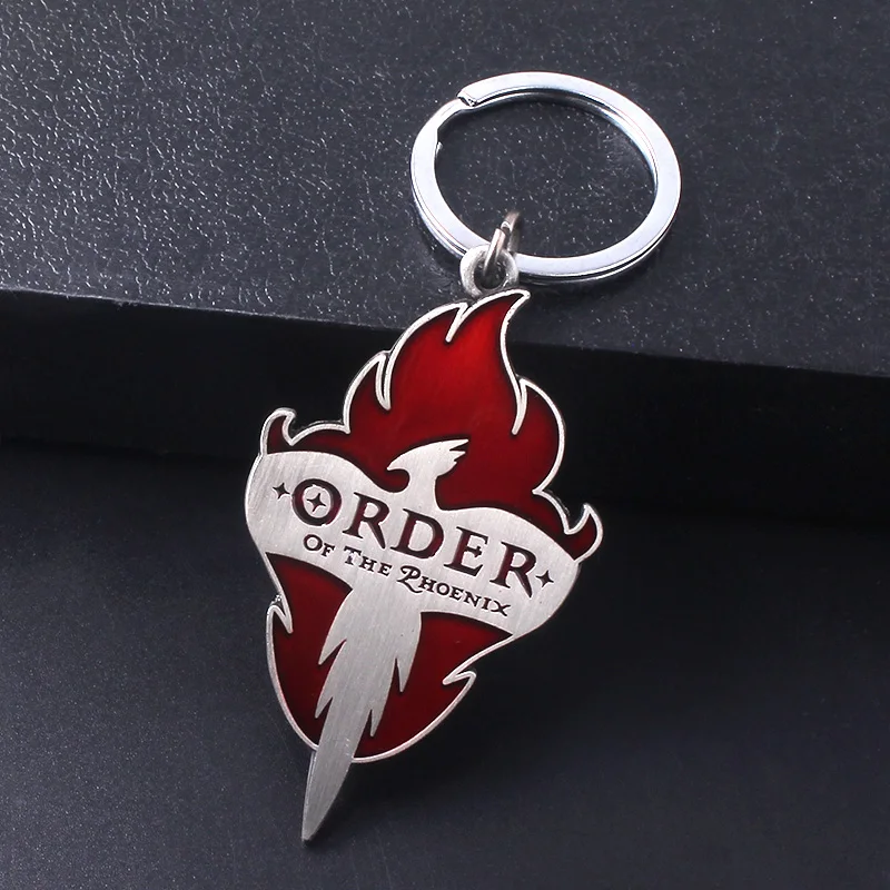 

Film Hogwarts School Keychain For Keys ORDER OF THE PHOENIX Express Platform 9-3/4 Key Chain Car Men Jewelry