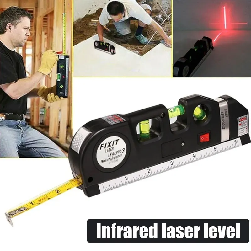 

ABS Angle Measurement Measure Measuring Tool Plaything Laser Level Black Durable Construction Site Student Engineering