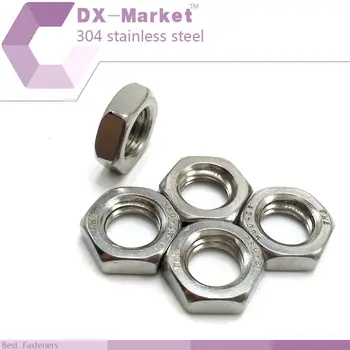 

m2.5 , 200pcs , 304 Hexagon thin nut DIN439 ,B003