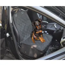 Водонепроницаемый чехол на переднее сиденье для домашних животных для автомобилей с нескользящей подложкой с якорем и подкладкой