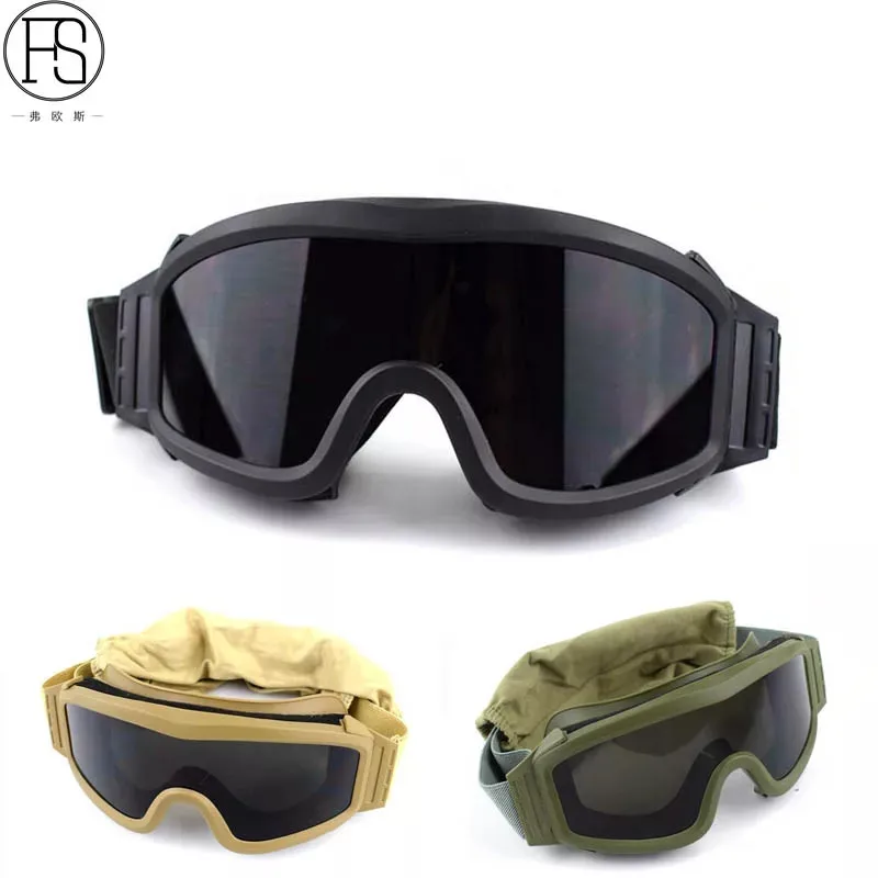 Buy Airsoft Tactical Goggles Black Tan Green USMC