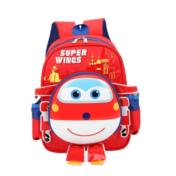 

Hot superwings Three-dime School Bag Children Boys Backpacks Kindergarten backpack for girls Kid Cartoon School Bag for Kids