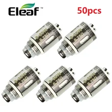 Оригинальные 50 шт. Eleaf GS Air 2 Атомайзеры 0,75 Ом чистые хлопковые изделия для головы для Eleaf GS-Air 2 атомайзер сопротивление головы