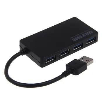 

CY 5Gbps USB 3.0 Multiple 4 Port Hub Adapter for PC Laptop Tablet Laptop Support Windows 7 Win 8 Mac