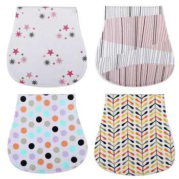 

Unisex Absorbent Towel Soft Burp Cloths Newborn Baby Waterproof Burping Rag Multifunctional Feeding Bib Triple Layers Practical
