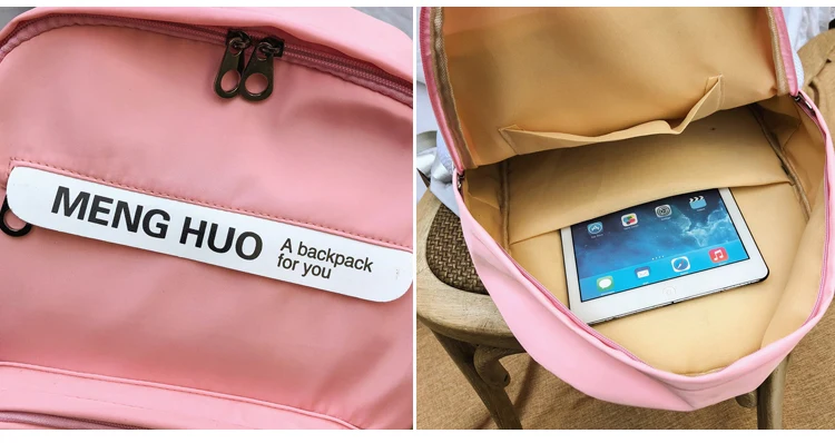 Menghuo Backpack Women School Bag for Teenage Girls Waterproof Nylon Mochila Feminina Mujer Female Book Bag Travel Bag Sac A Dos_36