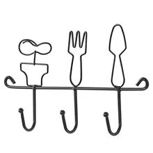 Настенные Крючки набор сплошной равномерный цвет Стиль настенные крючки восхитительный дизайн дома висит черный декор 19Jan17 P40