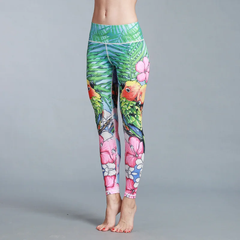 floral tight pants