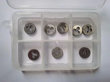 

8PCS M1 M1.2 M1.4 M1.5 M1.6 M1.7 M1.8 Miniature Round Die Mini Dies Assortment