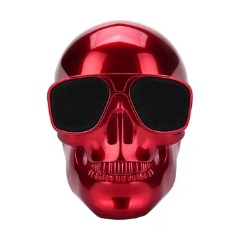 

Plating Skull Protable Wireless Bluetooth Stereo Speaker With HD Sound and Bass Handsfree Sound System Loudspeaker c0528