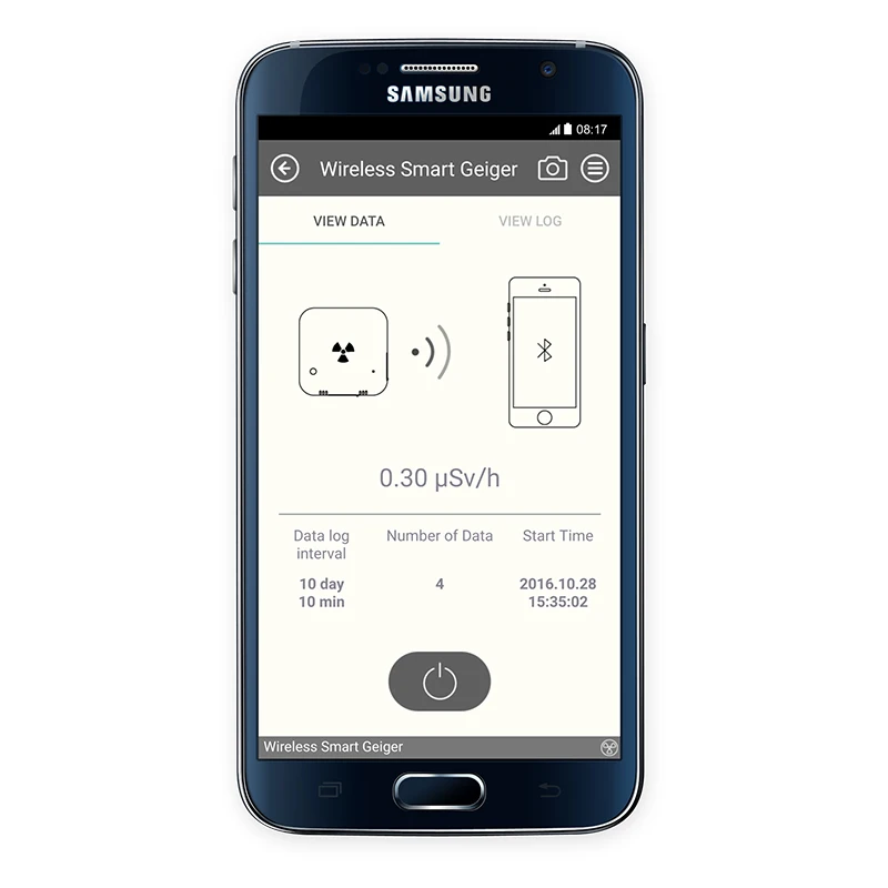  Wireless Bluetooth Smart Geiger Nuclear Gamma X-ray Radiation Detector Counter for Smartphone Andro