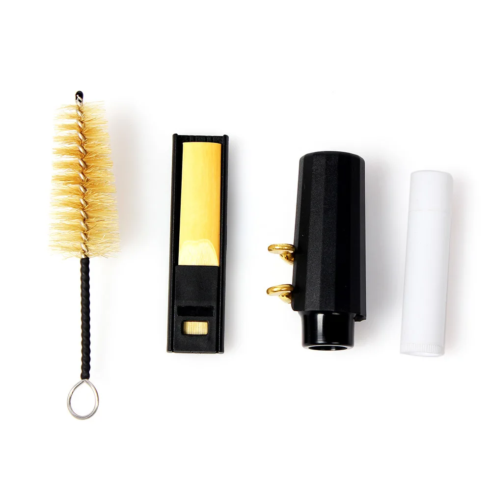 4 in 1 Mouthpiece Plastic with Cork Grease Reed Cap