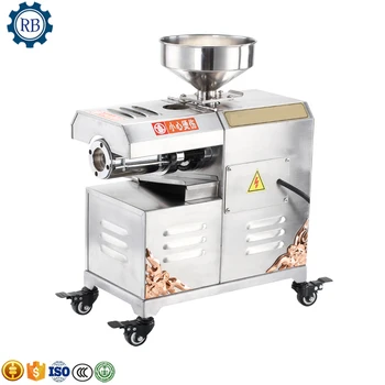 

110V or 220V home type hot and cold oil press for peanut,soybean,palm,coconut use with high efficiency and high oil press rate