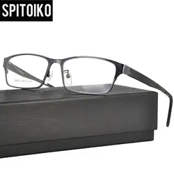 SPITOIKO Стильный Прямоугольник Ultem металла оптически рамка Унисекс Близорукость очки DP9001