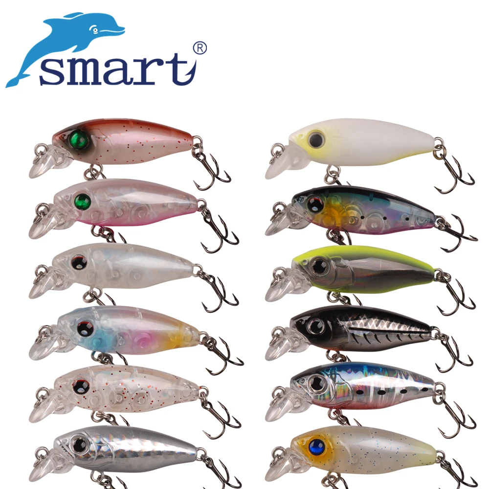 

Smart Floating Minnow Fishing Lure 35mm 2.1g Diving Depth 0.3-0.5m Isca Artificial Para Pesca Peche Leurre Dur Carp Fishing Bait