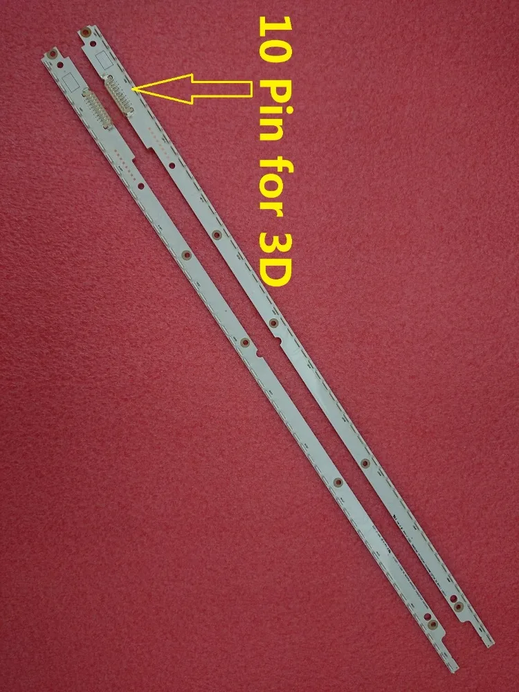 

New Kit 2 PCS 56LED 500mm LED backlight strip for Samsung UA40ES5500R 2012SVS40 7032NNB RIGHT56 LEFT56 3D BN96-21712A 21711A