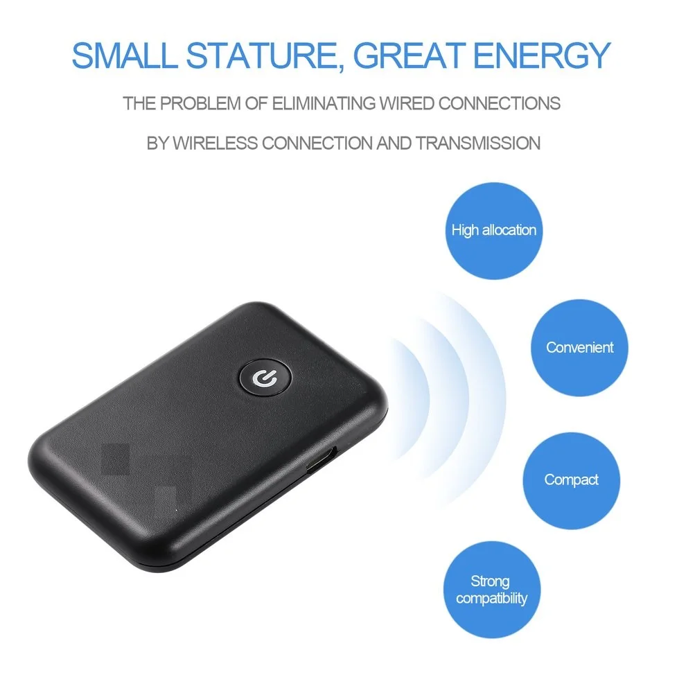 

5pcs Bluetooth Receiver Transmitter Two In One Wireless Bluetooth 4.2 Music for YU-106