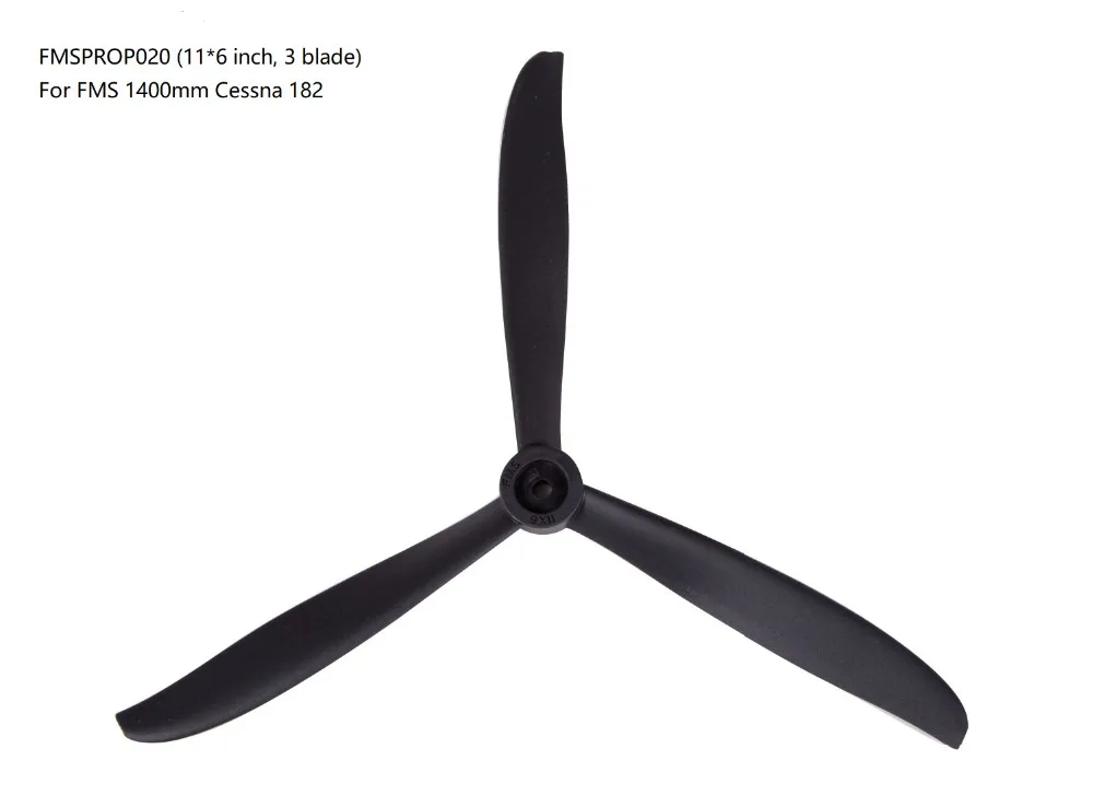 

FMS 1400mm 1.4m Sky Trainer Cessna 182 New Ccale Propeller 11x6 inch 3 blade FMSPROP020 RC Airplane Aircraft Model Plane Parts