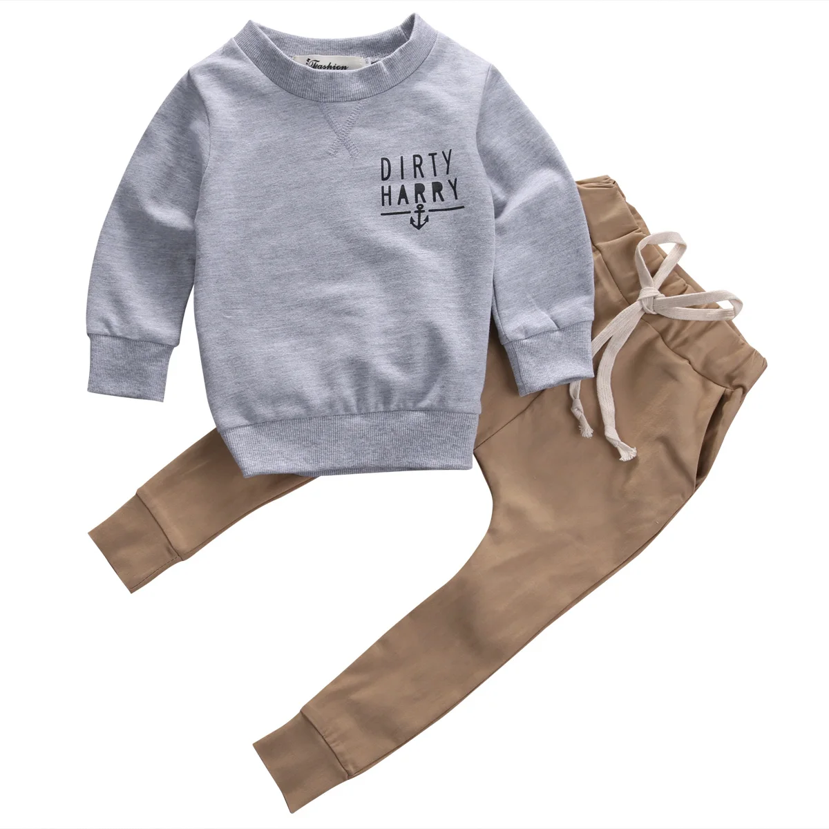 

2pcs Newborn Infant Baby Kids Autumn/winter Outfits Babies Boys Girls Kids Anchor T-shirt Tops+Pants Outfit Sets Clothing 2019