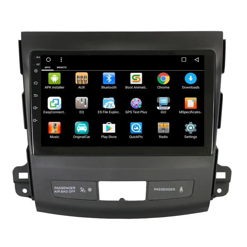 2.5D 9 дюймов Octa 8 Core Android автомобильный мультимедийный dvd-плеер для Mitsubishi Outlander 2005-2012 автомобиля gps Навигация Авто Радио стерео