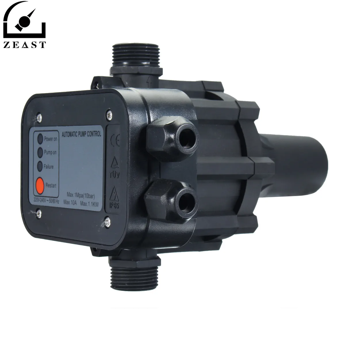 

ZEAST 10BAR 220-240V Paulownia Automatic Flow Controller G1 Type Water Pressure Switch Electronic Auto-Controller