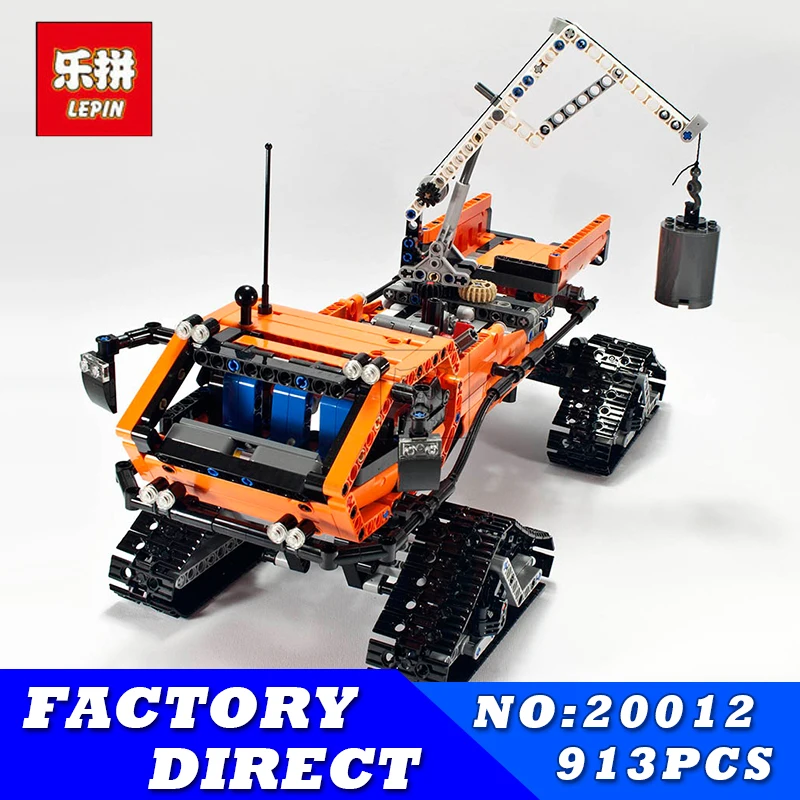 

LEPIN 913pcs 20012 Technic Series Mechanical Group Set The Polar Adventure Vehicle Building Blocks Bricks Kits Children Toys