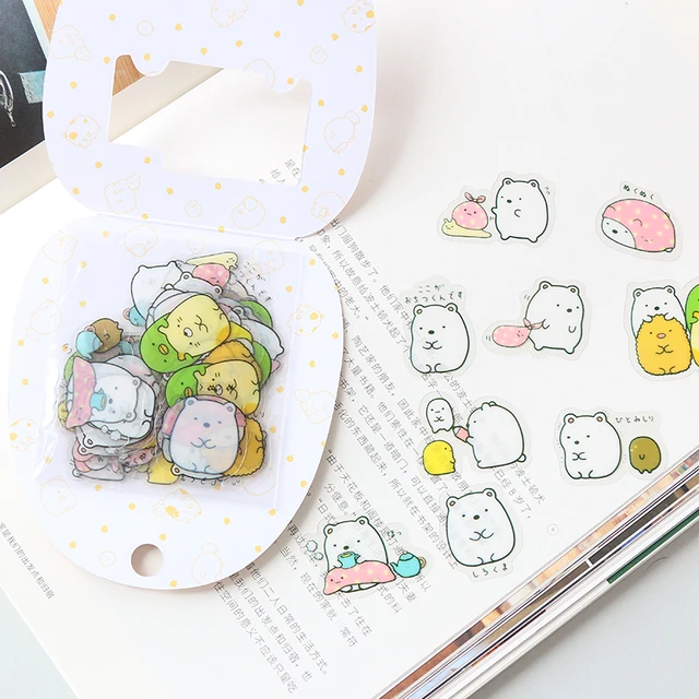 50 Pcs Bear Kawaii Stickers 2