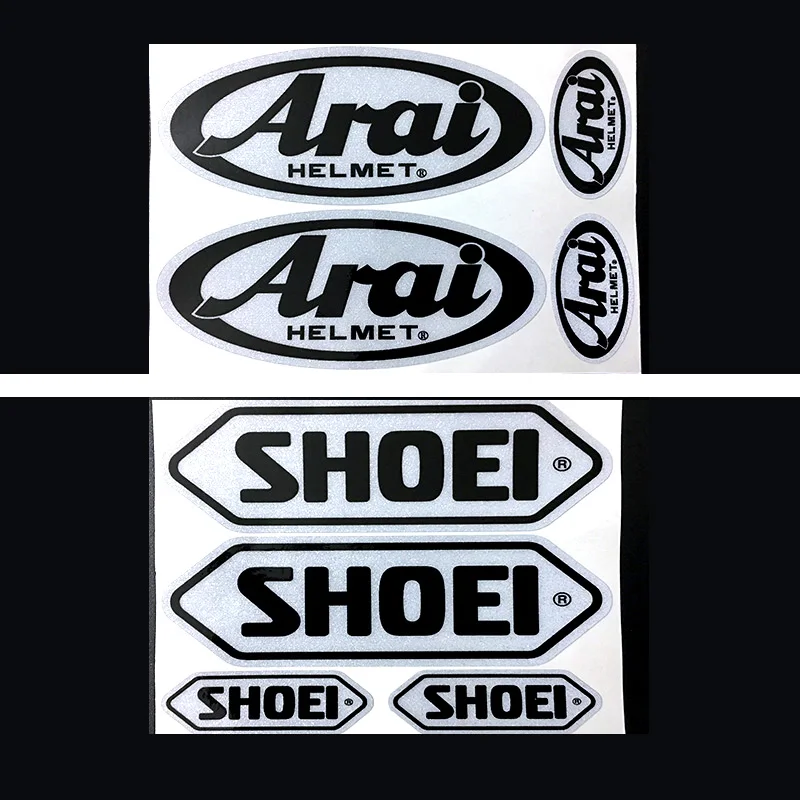 

Motorcycle Helmet Decal Waterproof Reflective Stickers ARAI Helmet Lens Sticker Sticker Motorcycle Whole Set