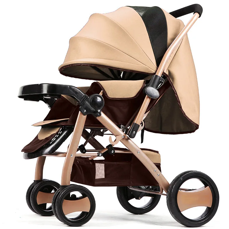 Portable Baby Stroller Sitting Lying Down High quality Collapsible Travel Stroller Carriage Baby