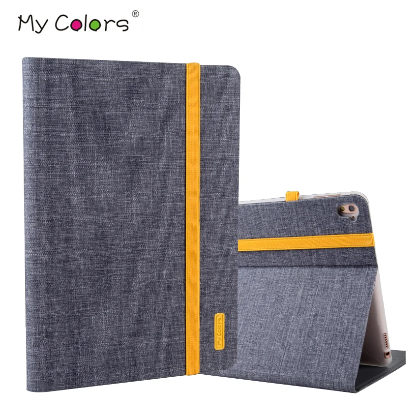 

For iPad pro 9.7 Cloth TPU Leather Case Cover Slim Protective Stand for Apple iPad Pro 9.7'' A1673 A1674 A1675 Smart Tablet Skin