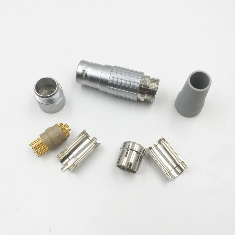 LEMO соединитель FGG 3B 2 4 6 8 10 12 14 16 18 20 26 Pin M18 коннектор штекер FGG.3B|4 pin male|plug connector8 male |