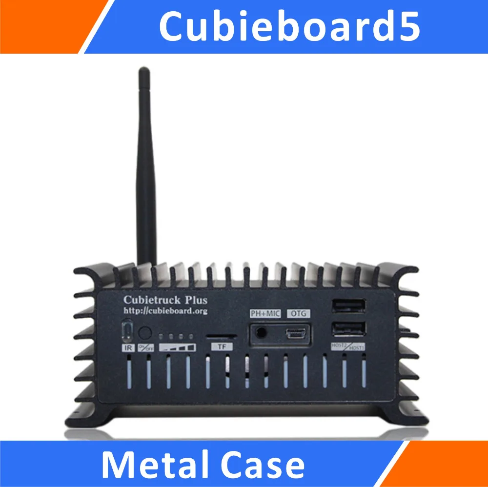 Cubieboard 5/CubieTruck plus черный металлический чехол