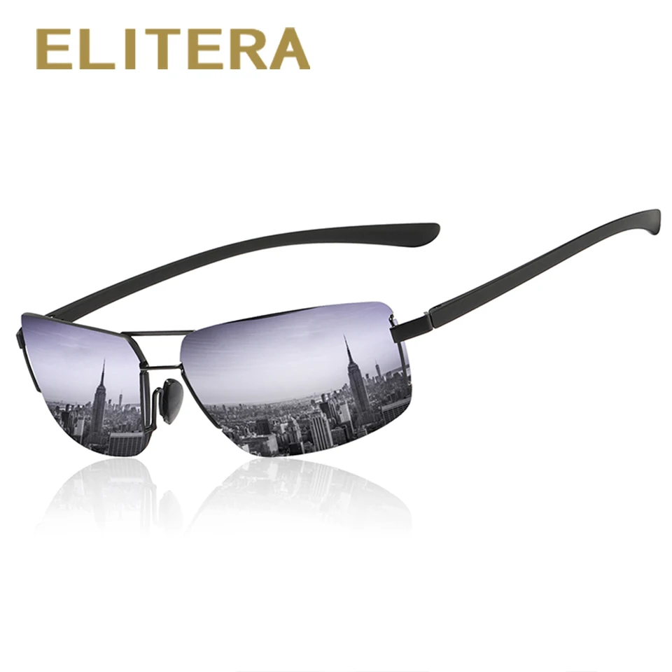 ELITERA фирменный дизайн модные солнцезащитные очки без оправы для мужчин и женщин