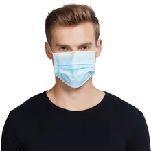 Одноразовая n95 маска для лица Пылезащитная маска трехслойная Нетканая Пылезащитная маска