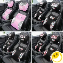 Рисунок «Hello Kitty» памяти хлопка назад боли Подушка для поддержки поясничного отдела подушка из искусственной кожи для офиса кресло, автомобильное сиденье домашний стул