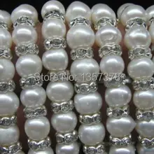 Shitou 00375 20 пряди 7 мм браслет перлы пресной воды