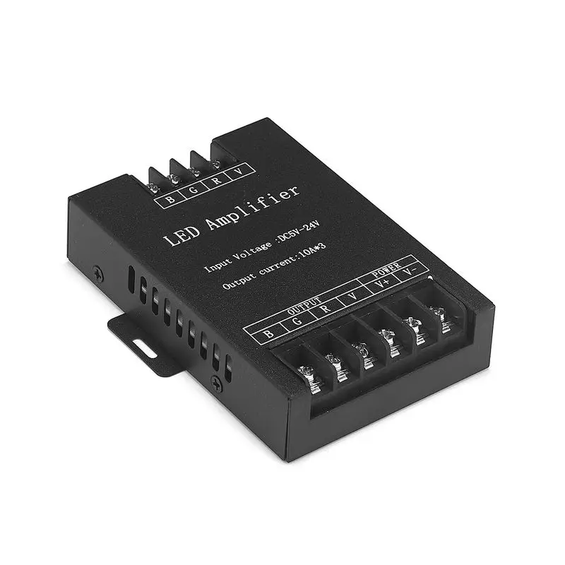 30 шт. DC5V 24V 30A RGB светодиодный усилитель сигнала повторитель контроллер для SMD 3528 5050