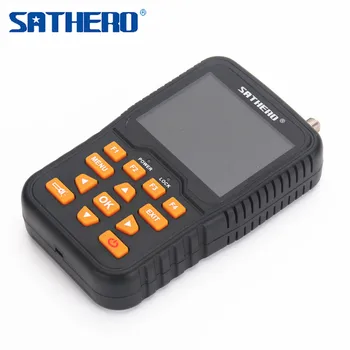 

Sathero Satellite Finder SH-400HD DVB-S/S2 Signal Finder 3.5 Inch HD LCD Screen Digital Signal Meter SH400 Satfinder