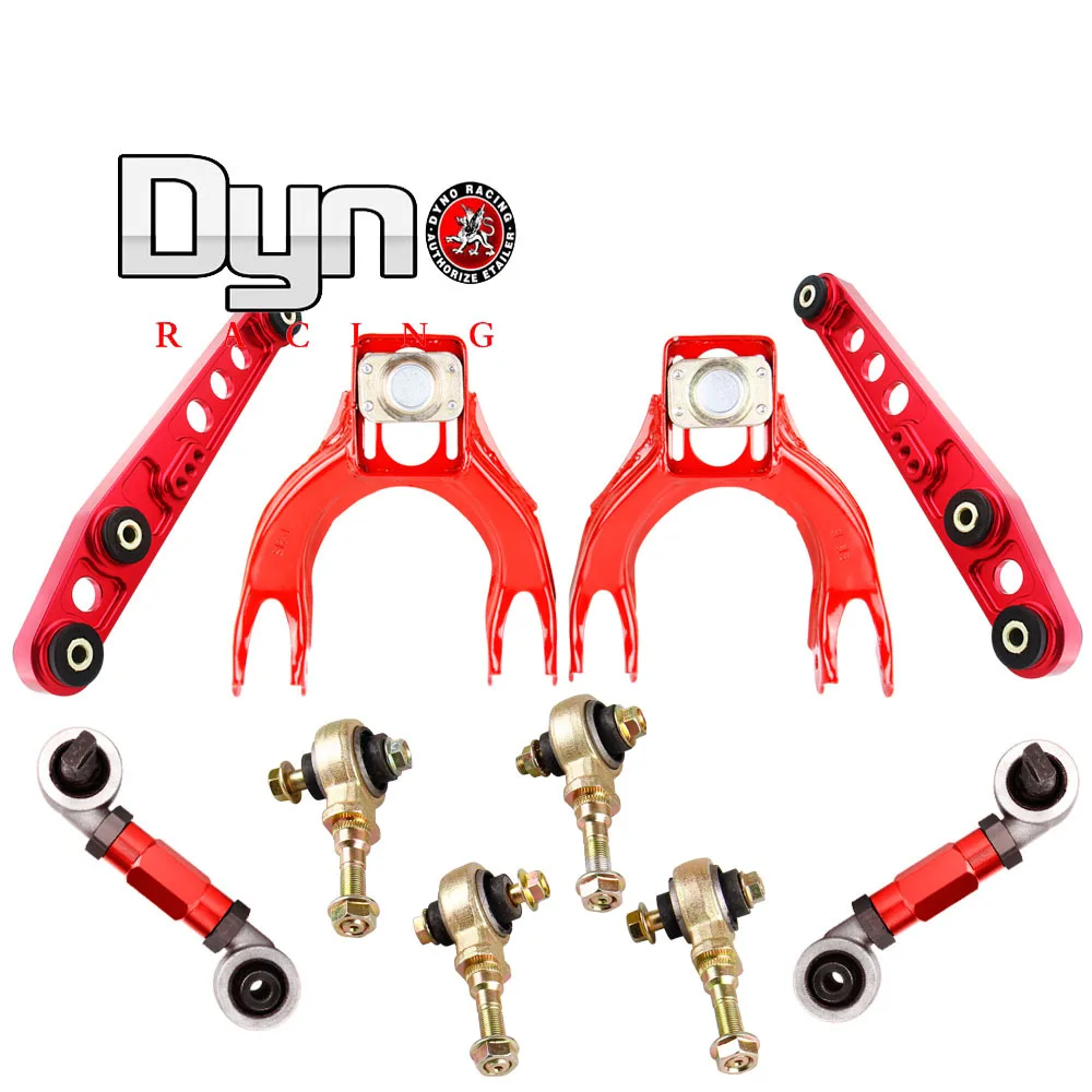

Lower Control Arm EG+Front Control Arm Bushing Kit+Front Upper Camber Arm Kit+Rear Justable Camber Arm kit for honda civic EG