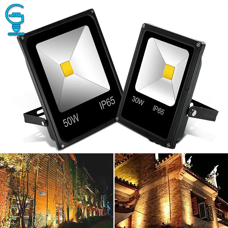 50 watt led flood light Motion Sensor LED Floodlight 10W 30W 50W Waterproof PIR Floodlight 220V 240V Outdoor Wall Lamp Flood Light Spotlight solar powered flood lights